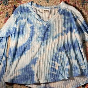 pink tie dye sweater